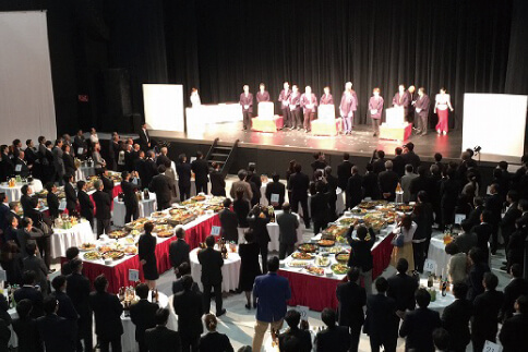 ステージ進行、及び記念パーティイベント進行・運営